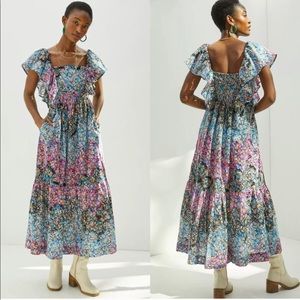 BNWT Anthropologie Clementina Eyelet Dress